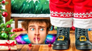 Я построил секретную игровую комнату, чтобы поймать Санту!