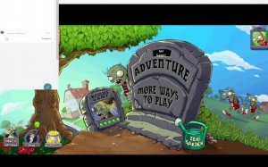 Играю в Plants vs. Zombies 1 ЧАСТЬ