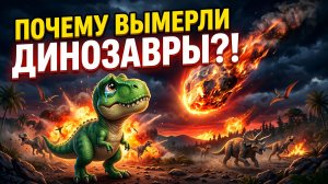 ПОЧЕМУ ВЫМЕРЛИ Динозавры? 🦖☄️ Дино Рекс раскрывает тайну! — для детей