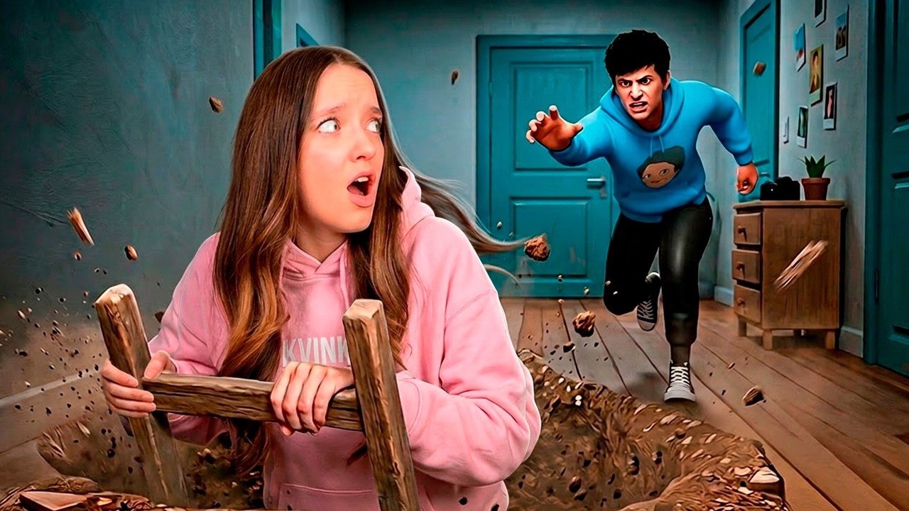 ВЫКОПАЛА СЕКРЕТНЫЙ ТУННЕЛЬ В ДОМЕ ХОЛИ БАМА..😱КВИНКА ИГРАЕТ В ПОБЕГ ОТ БЛОГЕРА смотреть онлайн