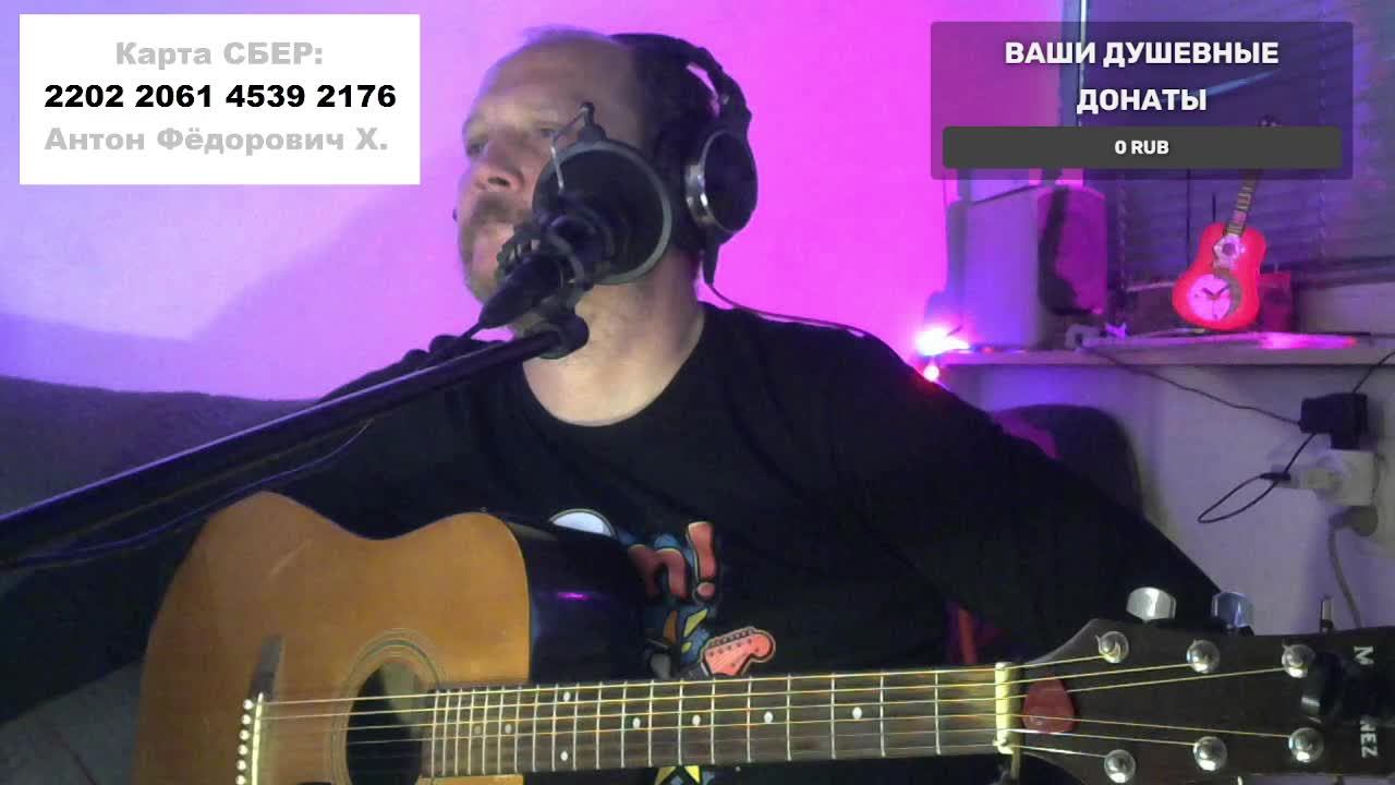 ВОСКРЕСНЫЙ СТРИМ - ХИТЫ РОКА И ШАНСОНА ПОД ГИТАРУ И НЕ ТОЛЬКО... 🎸 смотреть онлайн