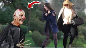 Страшный розыгрыш безрогого злого демона на Хэллоуин 👻 – ПОТРЯСАЮЩИЕ РЕАКЦИИ