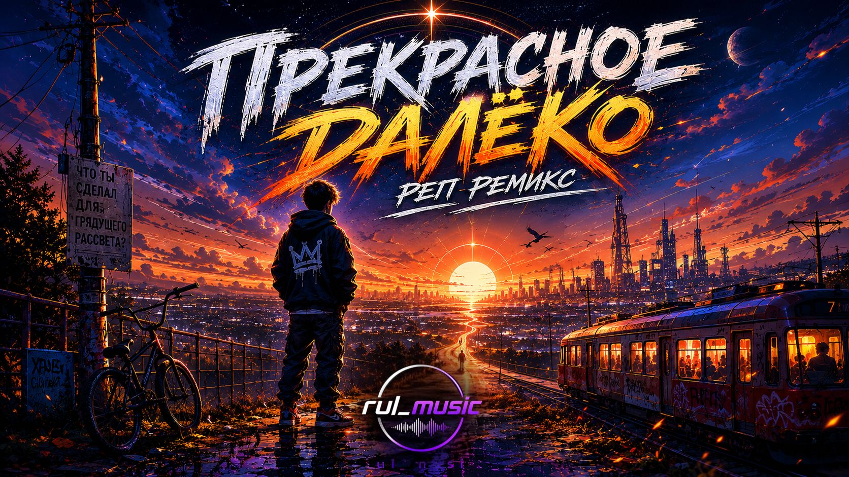 Прекрасное далёко | Рэп Ремикс | Lyrics Video