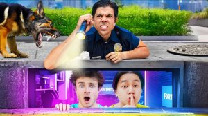 Я построил СЕКРЕТНУЮ игровую комнату, чтобы прятаться от полиции!!