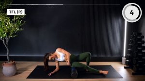 Foam roller stretch | Train with Erika