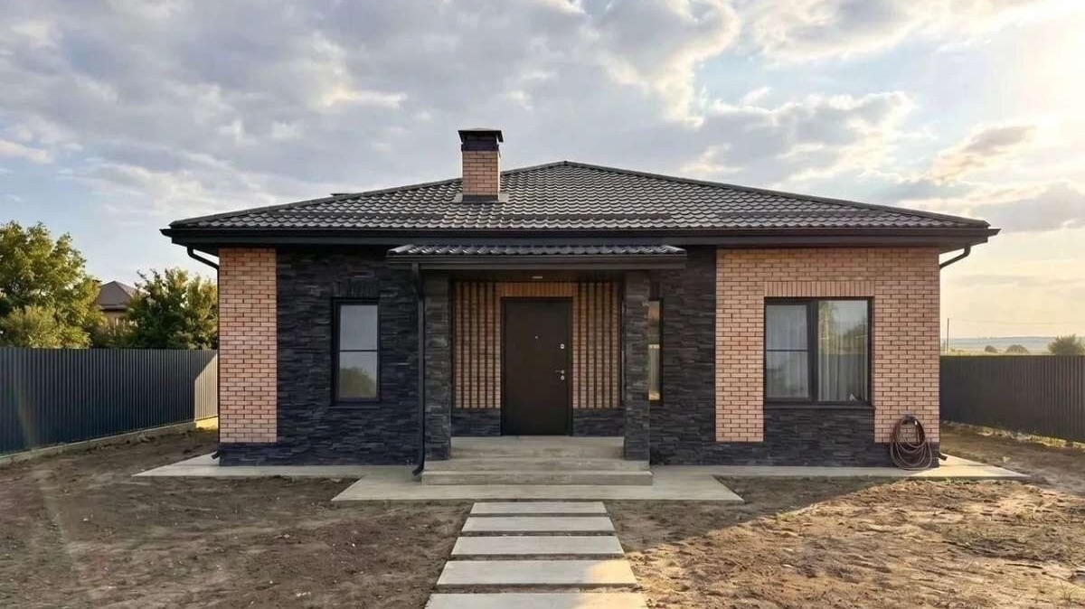 Строительство одноэтажного дома 🏡 смотреть онлайн
