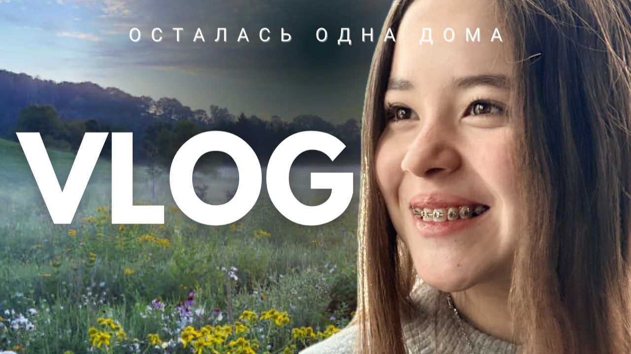 ОСТАЛАСЬ ОДНА ДОМА! 😱 Мой продуктивный влог | Анютка-малютка смотреть онлайн