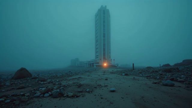 Dystopian Fog Dark Ambient ~ Abandoned City Soundscape ~ Future Noir Drone Music смотреть онлайн
