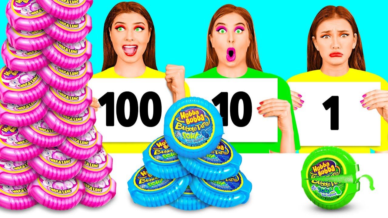 100 Слоев Еды Челлендж # Mukbang от TeenTeam Challenge смотреть онлайн