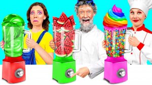 Кулинарный Челлендж# Я против Дедушки # Битвы с Едой от Fun Teen