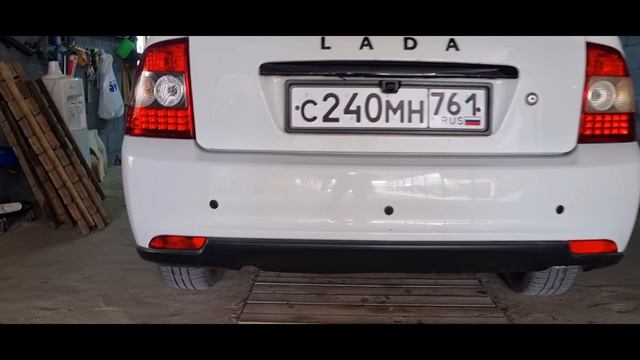 Паук 4-1 Stinger  резонатор и глушитель CBD на Лада Приора