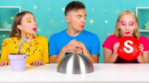 Большая, Средняя и Маленькая еда Челлендж от HAHANOM Challenge