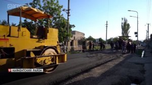 Улицу Максима Горького асфальтируют в селе Дружба Каякентского района