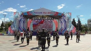 Плац концерт «Бременские музыканты» фестиваль «Виват, Россия!» г. Чебоксары