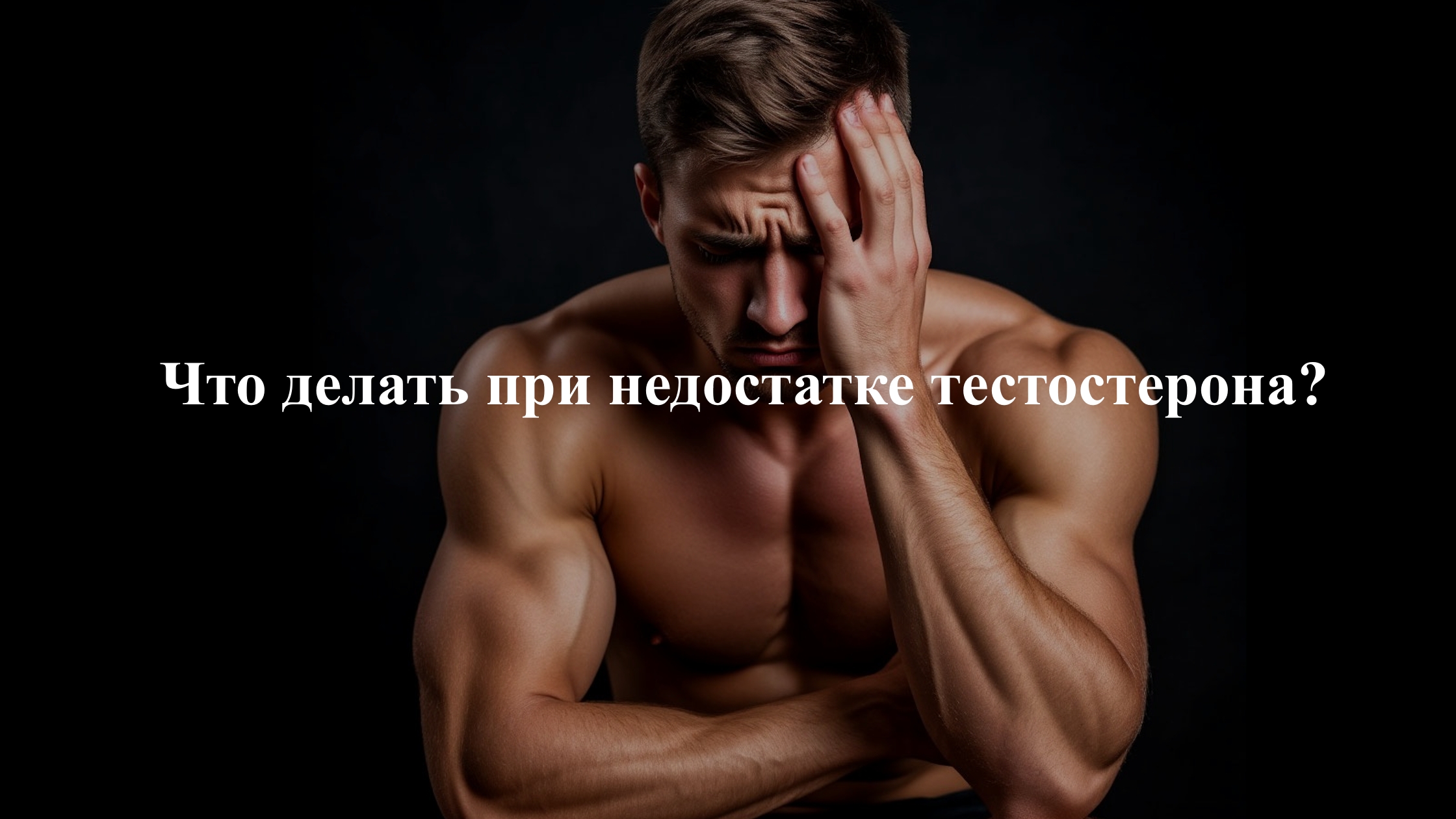 Что делать при недостатке тестостерона?