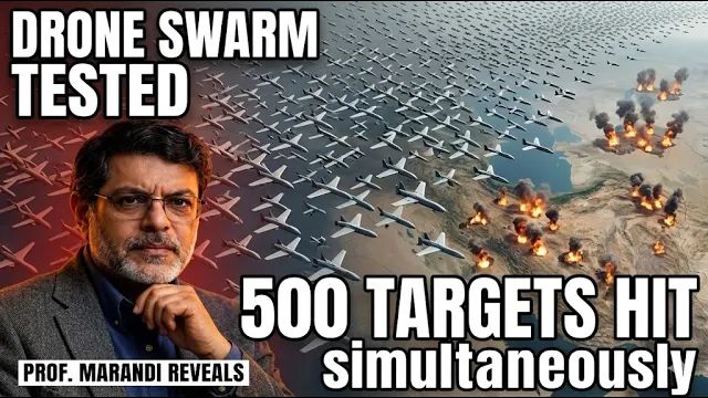 Iran's Drone Swarm Technology Tested — 500 Simultaneous Targets Hit Says Professor Marandi смотреть онлайн