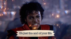 Michael Jackson- Thriller lyrics/ Майкл Джексон - триллер с текстом