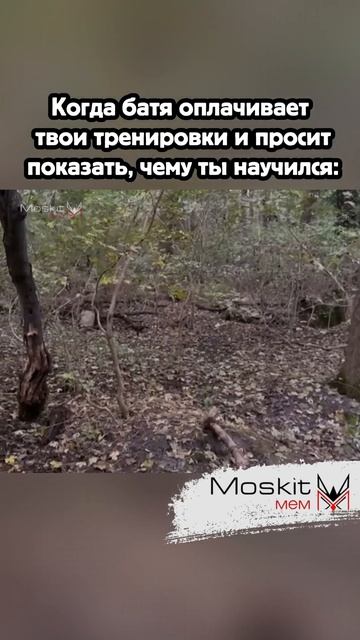 Когда батя просит показать чему ты научился на тренировках