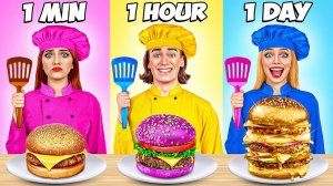 1 Минута vs 1 Час vs 1 День # Кулинарный Челлендж от Multi DO Challenge