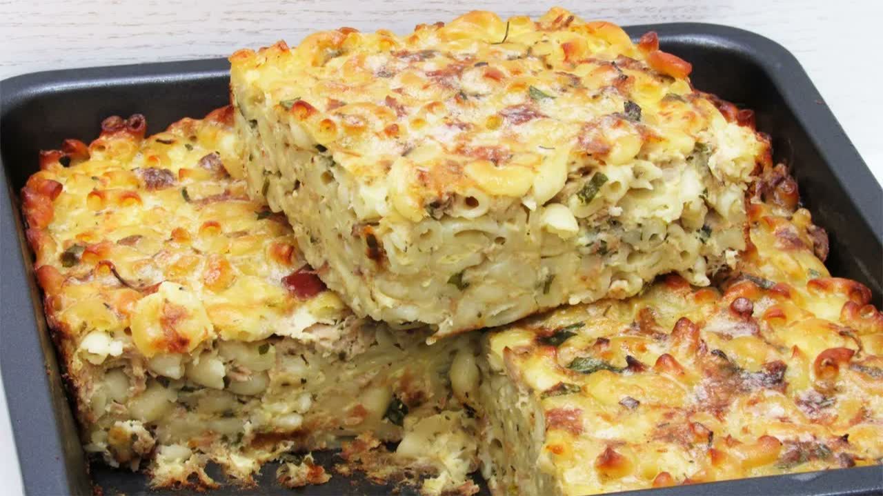 Просто ОТВАРИТЕ МАКАРОНЫ! Простой и Вкусный УЖИН или как приготовить макароны в запеканке смотреть онлайн