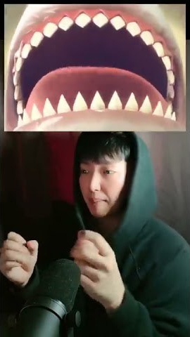 Sound effects of Hungry shark! #beatbox #tiktok