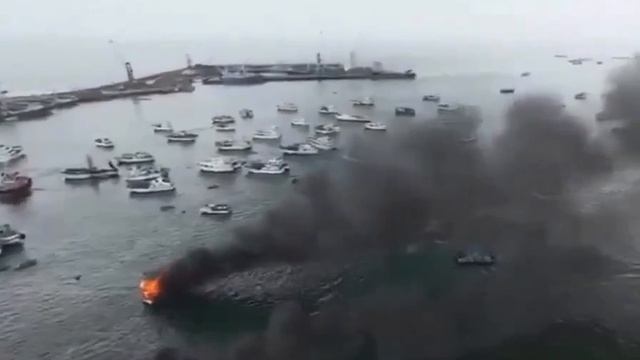 Гавань Манта в одно мгновение превратилась в зону бедствия