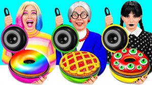 Кулинарный Челлендж# Уэнсдей Против Бабушки # Кухонные Войны от DoDo Challenge