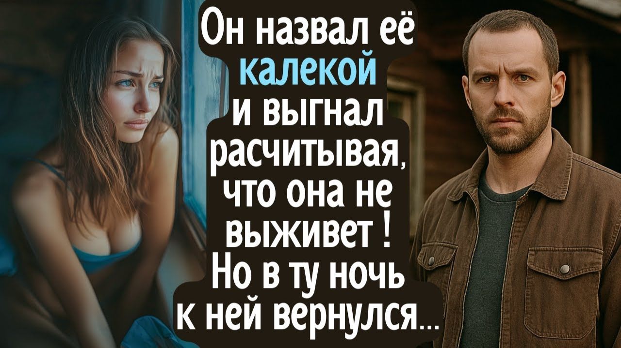 Он назвал её калекой и выгнал, расчитывая, что она не выживет ... Но в ту ночь к ней вернулся ... смотреть онлайн