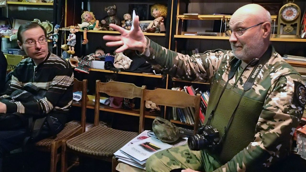 Лекция Василия Кузьмина на встрече краеведов в Менделеево