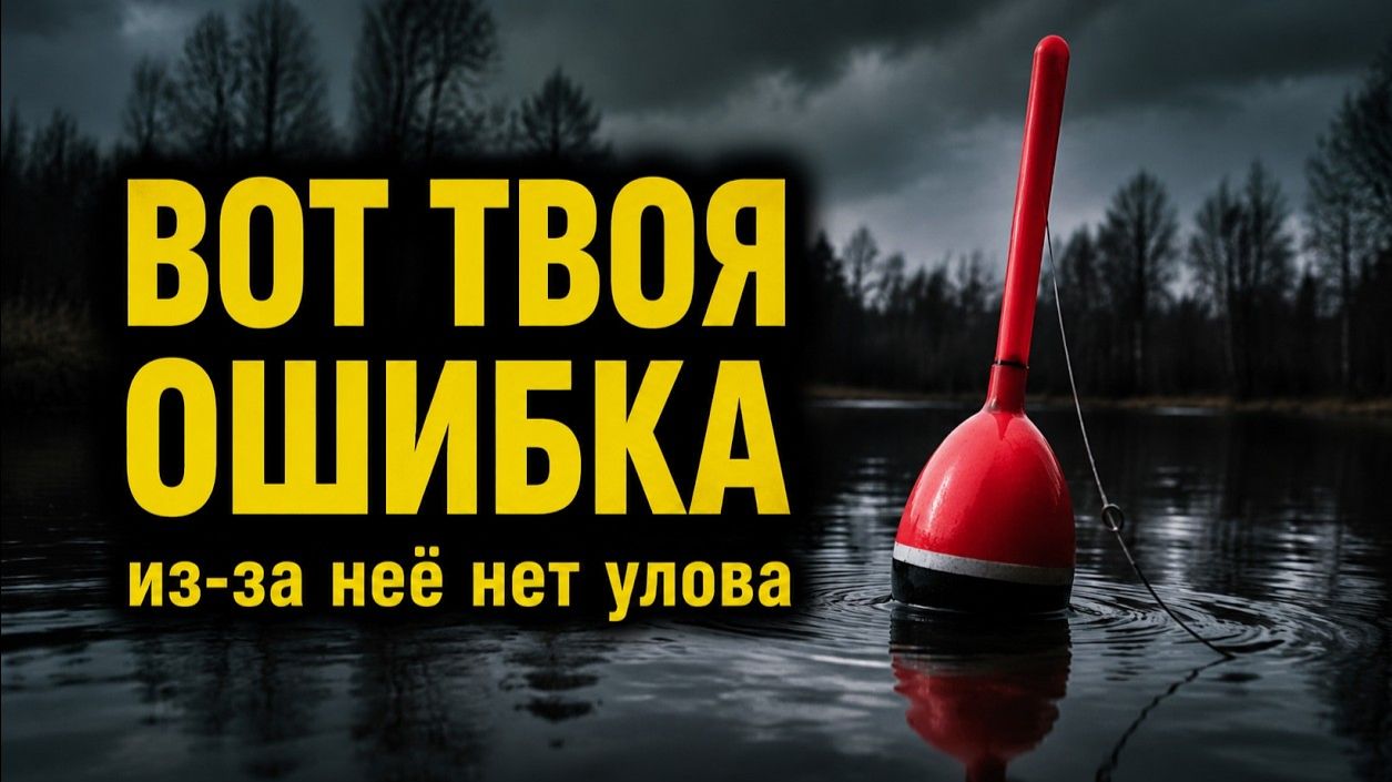 Почему не клюёт поплавок — 8 ошибок, которые лишают тебя улова смотреть онлайн