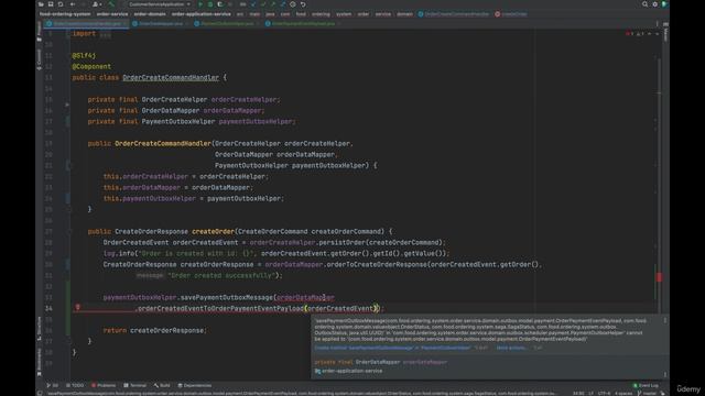 73. Refactoring Order domain layer Updating OrderCreate Command Handler смотреть онлайн