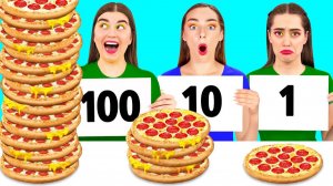 100 Слоев Цветной Еды Челлендж от DaRaDa Challenge