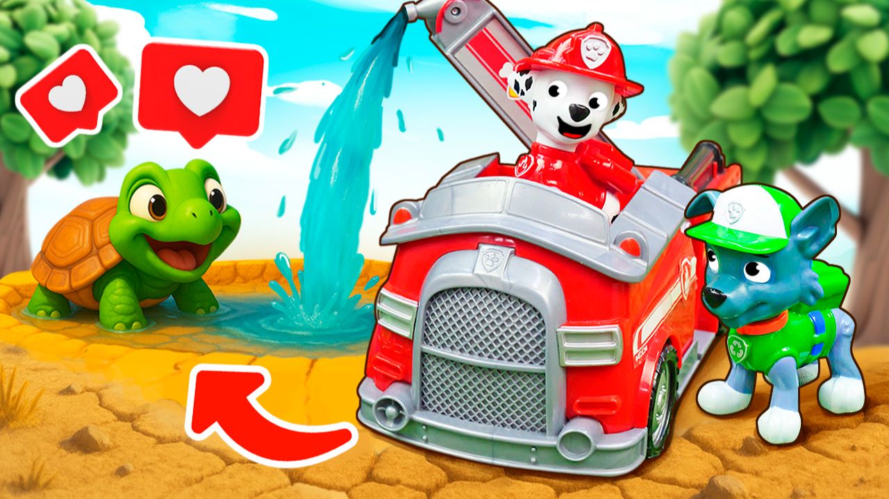 Щенячий Патруль спасает пруд: черепашка возвращается домой! 🐢💧 | Для детей смотреть онлайн