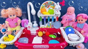 Игровой набор «Кухонная раковина» игрушки для готовки! Распаковка и Обзор ярких игрушек! Мультики!