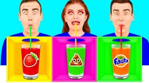 Выбери верный напиток Челлендж # Продержись дольше всех, чтобы выиграть c BooBoom Challenge