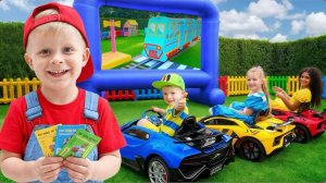 Диана и Рома Машинки Адама и Оливера 🚗 Игры и Истории для Детей