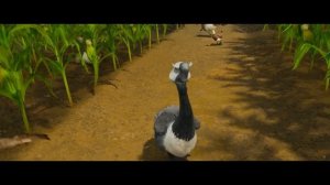Сцена боя гусей против роботов в фильме «Дикий робот» (2024) (фрагмент в HD качестве)