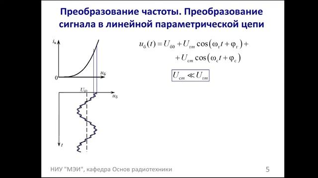 Радиотехнические цепи и сигналы. Лекция №16 (13.11.2021) [5 семестр] смотреть онлайн