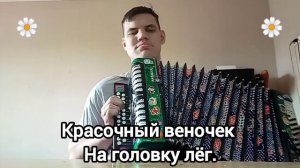 Песня про ромашки на баяне.