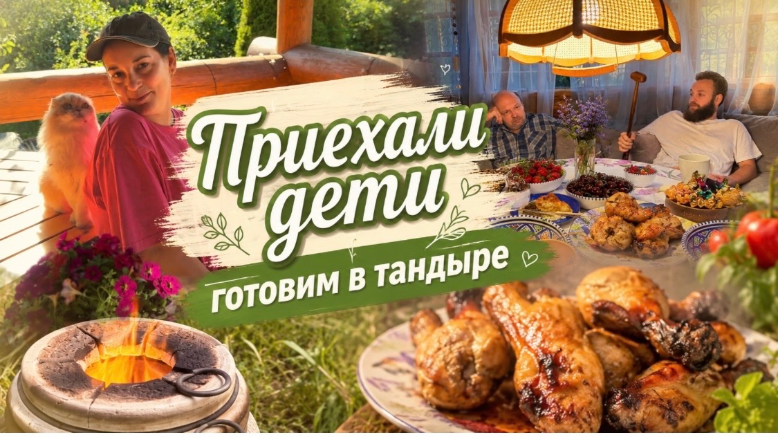 Приехали дети, наша хвостатая дача. Мариную курицу для тандыра. Цены на ягоды и фрукты смотреть онлайн