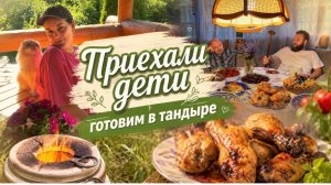 Приехали дети, наша хвостатая дача. Мариную курицу для тандыра. Цены на ягоды и фрукты
