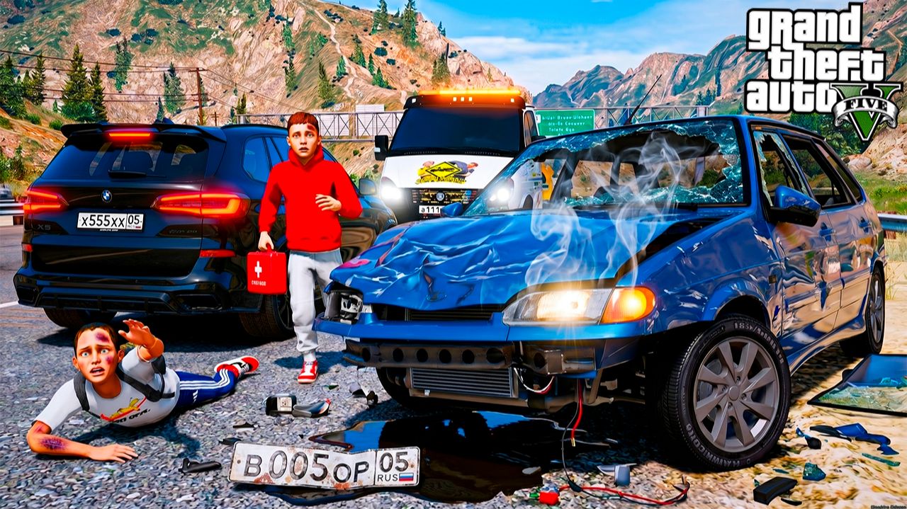 ВИТЯ ОПЕР ПОПАЛ В СТРАШНУЮ АВАРИЮ НА ОПЕРСКОЙ ЧЕТЫРКЕ! ВИТЯ БОЛЬШЕ НЕ ОПЕР?! ШКОЛЬНЫЕ БУДНИ ГТА 5 смотреть онлайн