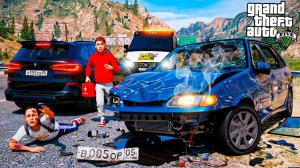 ВИТЯ ОПЕР ПОПАЛ В СТРАШНУЮ АВАРИЮ НА ОПЕРСКОЙ ЧЕТЫРКЕ! ВИТЯ БОЛЬШЕ НЕ ОПЕР?! ШКОЛЬНЫЕ БУДНИ ГТА 5
