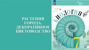 Урок 26. Растения города. Декоративное цветоводство