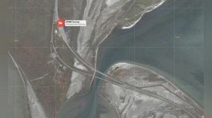 ‼️🇷🇺🏴☠️Враг показал кадры удара по Чонгарскому мосту дроном «Бегемот»