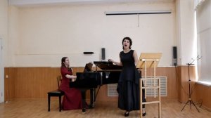 Гос.экзамен «Конц.класс» Мария Носенко ф-но, Краснова Е.В.- вокал, Александр Пашков - кларнет