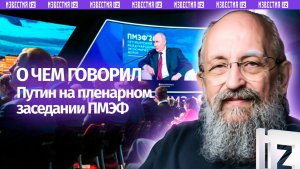 Фундаментальные перемены в мире. Вассерман — о выступлении Путина на ПМЭФ / Открытым текстом