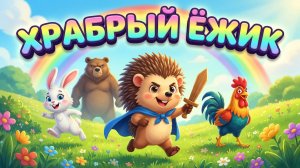 МУЗЫКАЛЬНАЯ СКАЗКА О ХРАБРОМ ЁЖИКЕ/  РАЗВИВАШКА/Студия НИКИТИКИ.