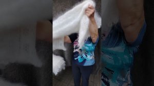 89507716355 Пуховая, ласковая, ажурная, белоснежная красота