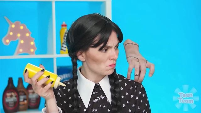Творческий Челлендж с Блинчиками с Уэнсдей Аддамс # Смешные Моменты ч. 2 смотреть онлайн